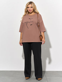 Футболка 0087-18 капучино