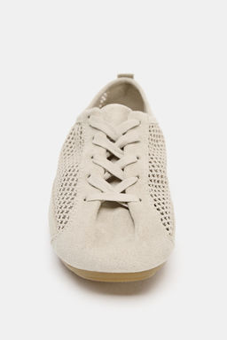 ZAPATILLA REJILLA TIRADOR / Blanco Crudo - Zara фото 5