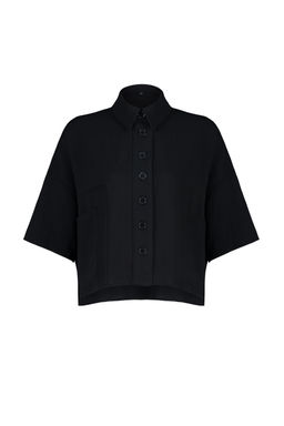 TRENDYOLMILLA Beyaz Oversize Genis Kal?p Fakir Kol Dokuma Gomlek TWOSS20GO0381 фото 22