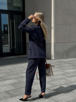 Костюм DilanaVIP 2120 темно-синий - Dilana vip фото 6