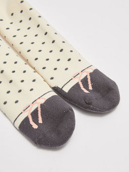 Desenli K?z Bebek Havlu K?lotlu ?orap - Waikiki фото 2