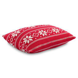 Подушка вязаная с новогодним рисунком Frostwork из коллекции New Year Essential, 40x60 см - Tkano фото 2
