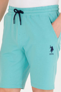 Мужские трикотажные шорты мятного цвета - U.s. polo assn фото 6