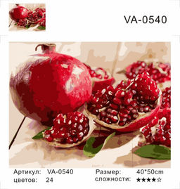 Картина по номерам на холсте и подрамнике 40х50 см