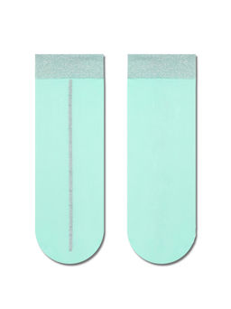 Цена за 2 пары. Носки Классические CONTE FANTASY (люрекс) turquoise - Conte elegant фото 4