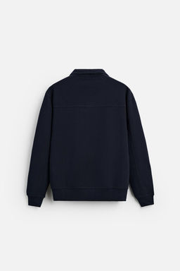 BASIC QUARTER ZIP SWEATSHIRT - Zara фото 33