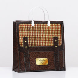 Цена за 10 шт. Пакет «Портфель», мягкий пластик, 30×30 см, 120 мкм