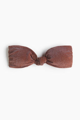 Top de bikini bandeau con relleno