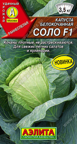 Капуста белокочанная Соло F1
