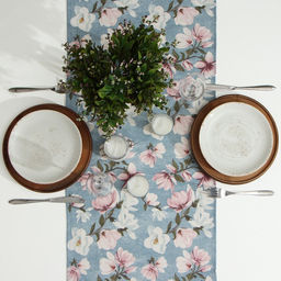 Дорожка Доляна Магнолия 40х146см, рогожка 158 г/м2, 50% хл, 50% пэ  фото 3