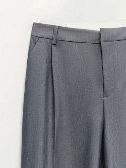 Прямые брюки с завязками по низу / Zarina  фото 3