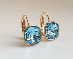 Серьги с кристаллами Swarovski