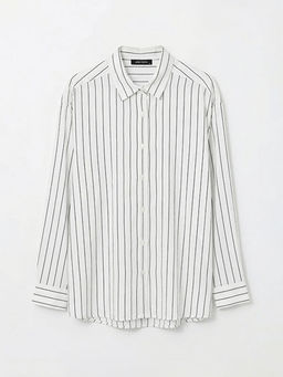 Regular Fit ?izgili Erkek G?mlek