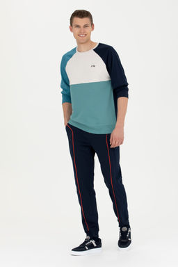 Штаны спортивные U. S. Polo Assn темно-синие из хлопка - U.s. polo assn фото 17