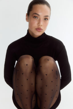 Patterned 20 denier tights - H&m фото 5