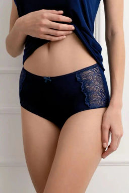 ALMANDO MELADO Трусы женские "MAXI SLIP" Цвет:темно-синий