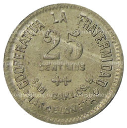 25 сентимо 1923 года Испания  Барселона