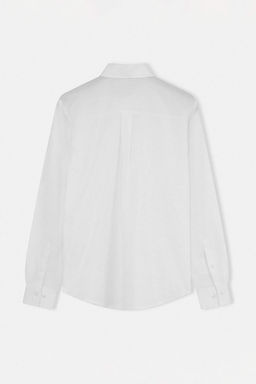 Рубашка Trendyolmilla Regular Fit белая хлопковая