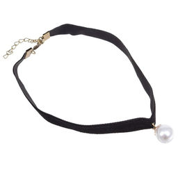 Чокер Шарик, жемчужина, цвет чёрный, L=30 см - Queen fair фото 2