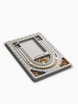 Подставка универсальная для украшений QF. Трафарет, 24?32.5?1.5 см, серая