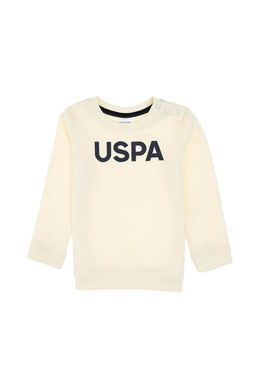 Erkek _ocuk Krem Polo Yaka Basic Sweatshirt - U.s. polo assn фото 2