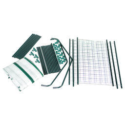 UGH-R10 H125 GREEN/WHITE Парник-стеллаж для рассады, 3 полки, 60x40x125см. Металлическая труба в ПВХ, цвет зеленый. Тент из армированного полиэтилена 135г/м2, цвет сетки белый. TM ФитоЛето