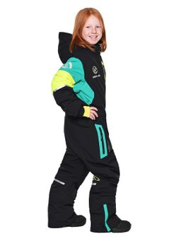 Комбинезон T-9080 Черно-зеленый