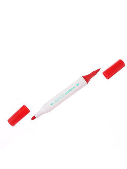 Набор акриловых маркеров, 18 цветов, в пластиковом кейсе, двусторонние