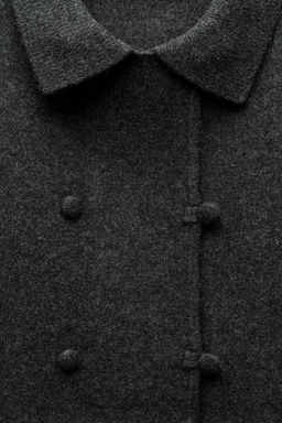 KNIT WRAP CARDIGAN - Zara фото 6