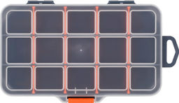 Цена за 2 шт. Органайзер для мелочей Blocker Expert 8", серо-свинцовый/оранжевый BR383110026