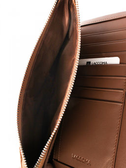 LACCOMA кошелек LA-1088-З-коричневый натуральная замша