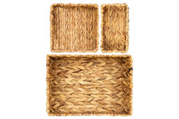 Набор 3 плетеных корзин 36*26*10 см - Elan gallery фото 6