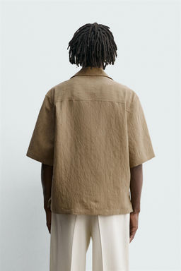 STRIPED FLOWING SHIRT - Zara фото 3