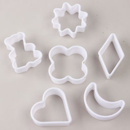 Формы для выпечки печенья «Нежность», набор 6 шт., пластик