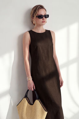 Женское льняное платье Happyfox