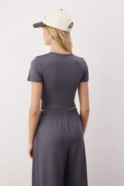 Antrasit Micro Regular Bluz THMAW26BZ00007