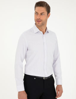 Mor Slim Fit Uzun Kollu G_mlek - Pierre cardin фото 3