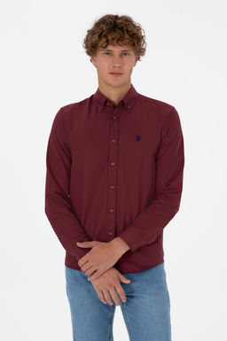 Erkek Bordo Uzun Kollu Basic G_mlek