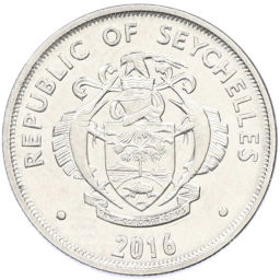 Монета 25 центов 2016 года Сейшелы