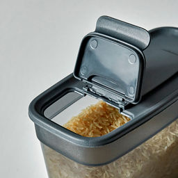 Контейнеров для сыпучих продуктов, набор 3 штук: 1,4л 3шт, полипропилен, дымчатый (Россия) - Домашняя мода фото 5