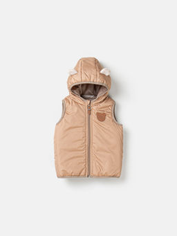 Жилет с капюшоном Беж 0+ - Bungly фото 2