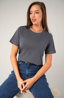 Женская базовая хлопковая футболка Happyfox