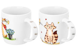 Набор 2 кружек 360 мл 12*8,5*9 см Озорные котята NEW BONE CHINA - Elan gallery фото 5