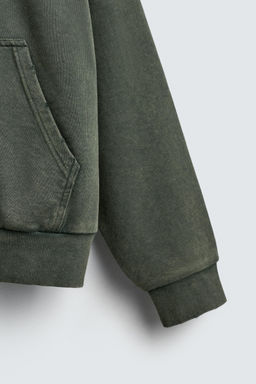 COMBINED CHECK HOODIE - Zara фото 9