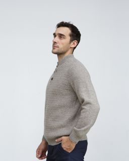 Джемпер из пуха яка 11065 серый