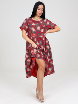 20 ПЛАТЬЕ ЖЕНСКОЕ (Красный) - А-дина фото 2