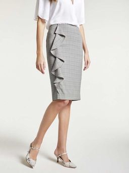 Юбка, розово-серая