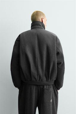 STRIPED EMBROIDERED JACKET - Zara фото 3