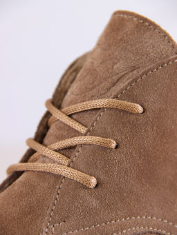 Ботинки 308.927ka.Серо-коричневая замша/Мех