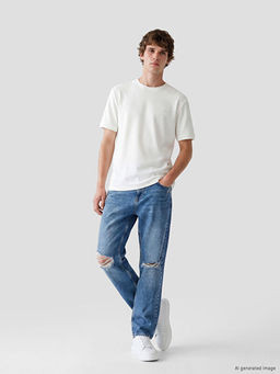 Baggy Fit Erkek Jean Pantolon